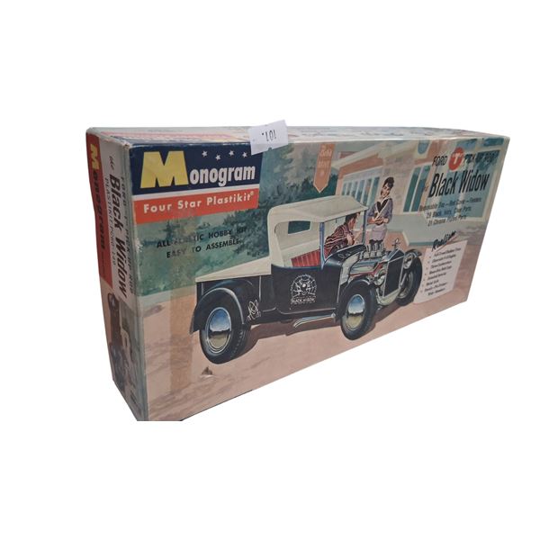 Ford T pickup rod "The Black Widow" model kit