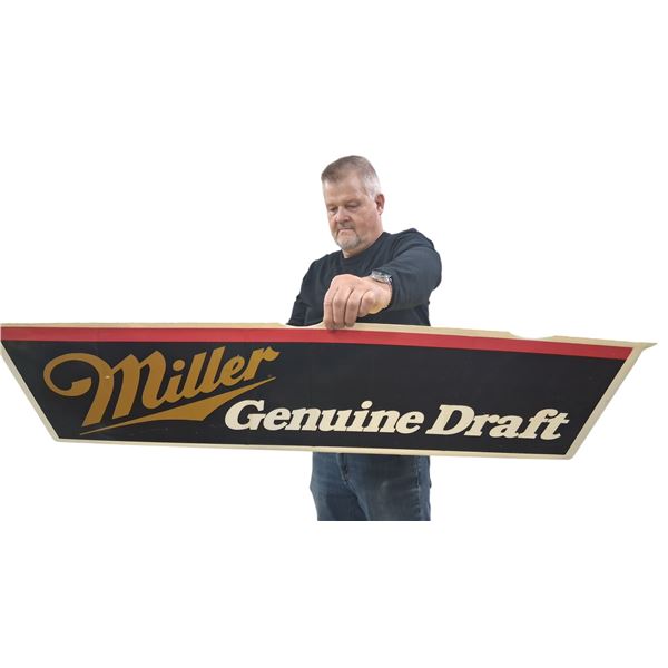Miller Genuine Draft poolhall light cover 41"x20"x11"