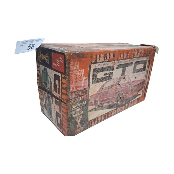 1:25 scale GTO by Pontiac model kit