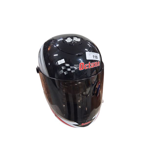 Racing helmet coffee maker works, same size as real helmet