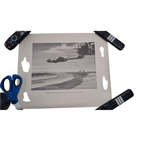 4 1950s military airplane poster prints 17"x14"