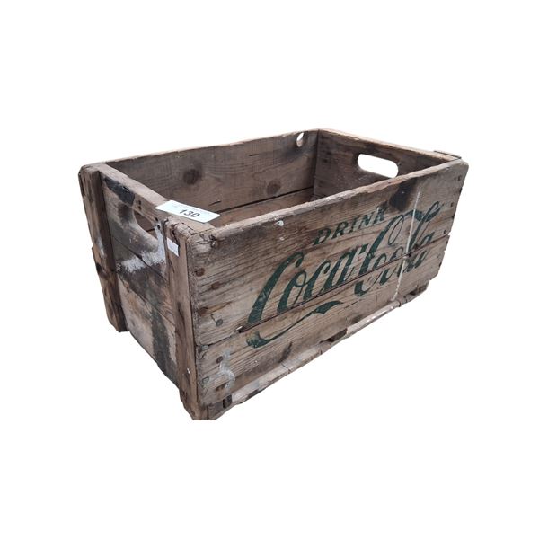 Vintage wooden Coca-Cola crate