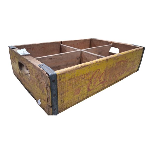 Vintage wooden Coca-Cola crate