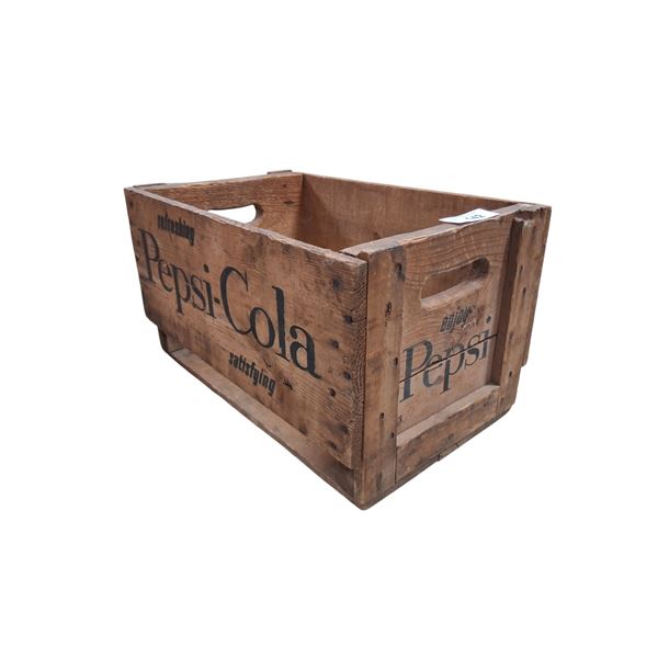 Vintage wooden Pepsi crate