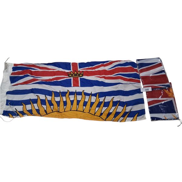 3 brand new BC flags