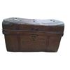 Image 2 : Vintage steel trunk 20.5"x13"x14"