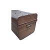 Image 3 : Vintage steel trunk 20.5"x13"x14"