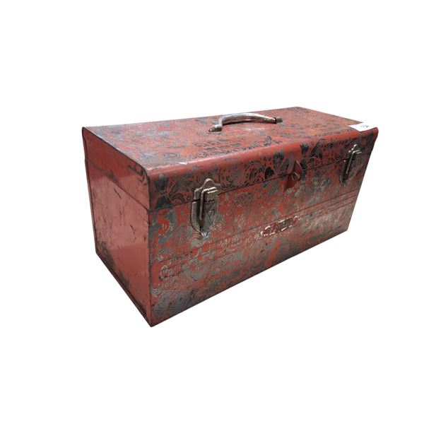 Very fancy custom engraved toolbox 20"x10"x8"