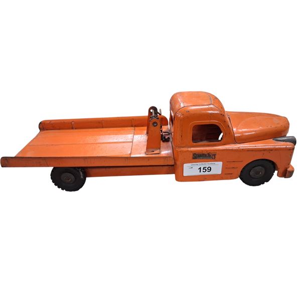 Vintage Structo toys deck truck 50s pressed steel 18"