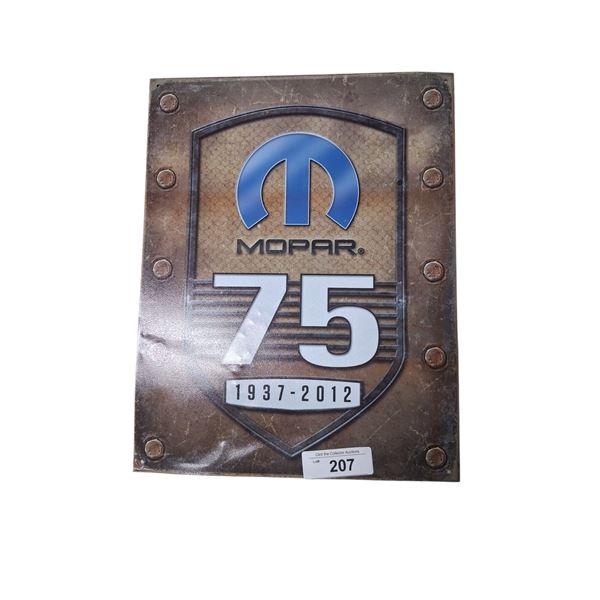 Tin car sign 16"x12"