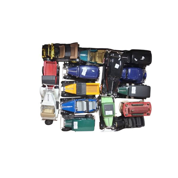 15 collectable die cast cars, nice condition, each approx 5.5" long