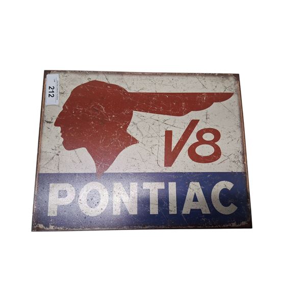 Tin car sign 16"x12"