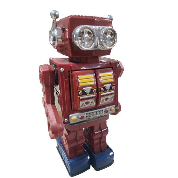 Vintage robot toy 12" tall