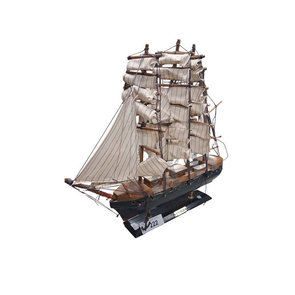 Highly detailed sailboat model "Pamir"
