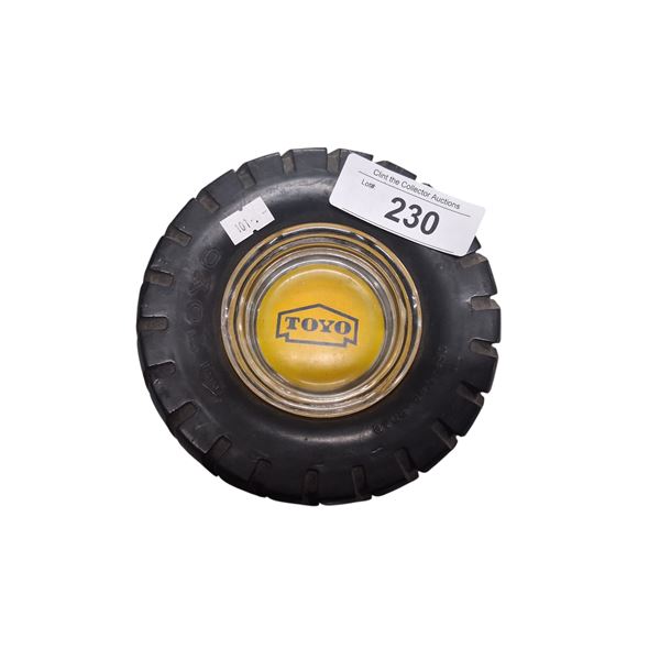 Vintage Toyo tire ashtray