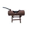 Image 2 : Collection of vintage ashtrays, cast iron axe in log plus Pesos