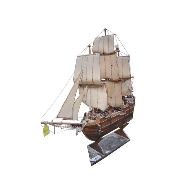 Beautifully detailed vintage ship model 26" tall