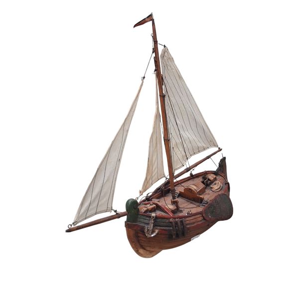 Beautifully detailed vintage ship model 22" tall
