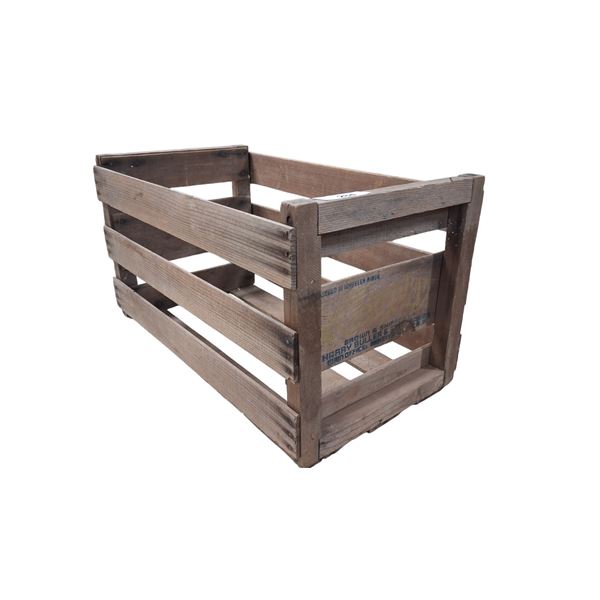 Vintage Chucky wooden crate