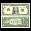 Image 1 : 1999 $1 Federal Reserve Note Crisp Unc FANCY NUMBER (CUR-05975)