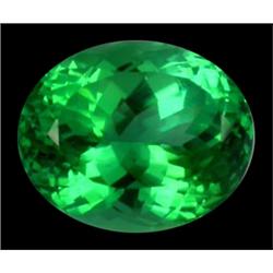 29ct Natural Top Deep Patroke Green Kunzite FLAWLESS Appraisal Estimate $3075 (GEM-17320)