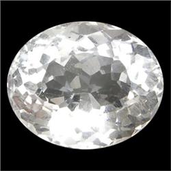 13.32ct VVS Round Top AAA White Silver Quartz  (GEM-17409)