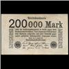 Image 1 : 1923 Germany 200000 Mark Note Hi Grade (CUR-05742)