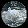 Image 1 : 2004S Iowa Silver Quarter Graded PR70 DCAM (COI-5461)