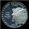 Image 1 : 2000S US NH Silver Quarter Graded PR69 DCAM (COI-5425)