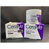 Image 1 : Lot of 2 CeraVe Skin Renewing Night Creams (48g) Peptide Complex Skin Renewing Moisturizers - New
