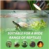 Image 2 : Luxvista Deep Dome 5.5" Reptile Heat Lamp Fixture; UVB Heat Basking Lamp (Max 200W) - New
