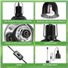 Image 6 : Luxvista Deep Dome 5.5" Reptile Heat Lamp Fixture; UVB Heat Basking Lamp (Max 200W) - New