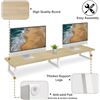Image 2 : Teamix Large 42" Monitor Stand/Dual Monitor Riser - Fits 2 Monitors - New in Box (Assembly Req'd)