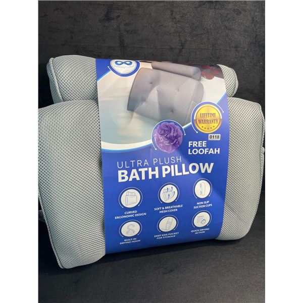 Everlasting Comfort Ultra Plush Bath Pillow - New
