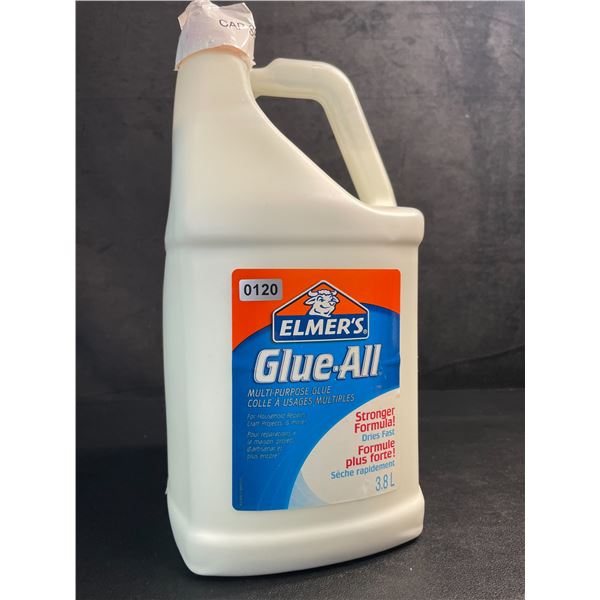 Elmer's Glue-All Multi-Purpose Glue - Large 3.8L Jug - Great for Household Repairs, Crafts, etc. New