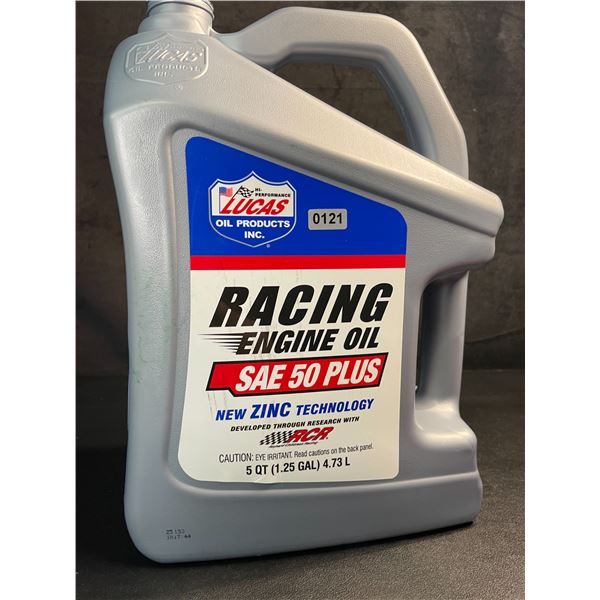 Lucas Racing Engine Oil SAE 50 Plus - 4.73L Jug - New