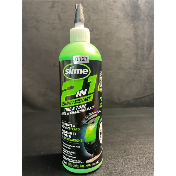 Slime 2-in-1 Tire & Tube Sealant (473ml) Prevents & Repairs Flats - New
