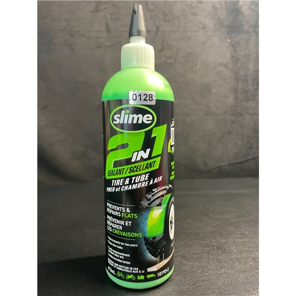 Slime 2-in-1 Tire & Tube Sealant (473ml) Prevents & Repairs Flats - New