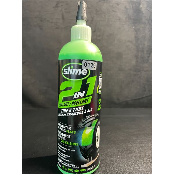 Slime 2-in-1 Tire & Tube Sealant (473ml) Prevents & Repairs Flats - New