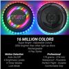Image 4 : TOSY Flying Disc RGB Light-Up Frisbee - 16 Million Colors/Super Bright Rechargeable Frisbee - New