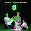 Image 8 : TOSY Flying Disc RGB Light-Up Frisbee - 16 Million Colors/Super Bright Rechargeable Frisbee - New