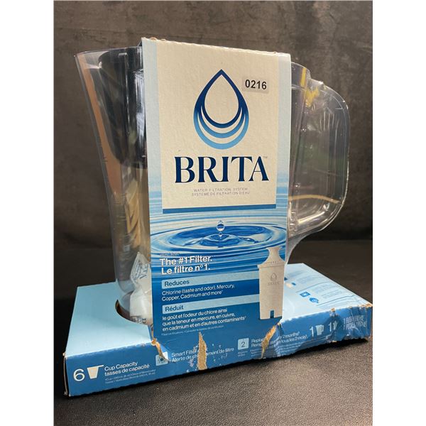 BRITA 6-Cup Capacity Water Pitcher with Filter - Brand New