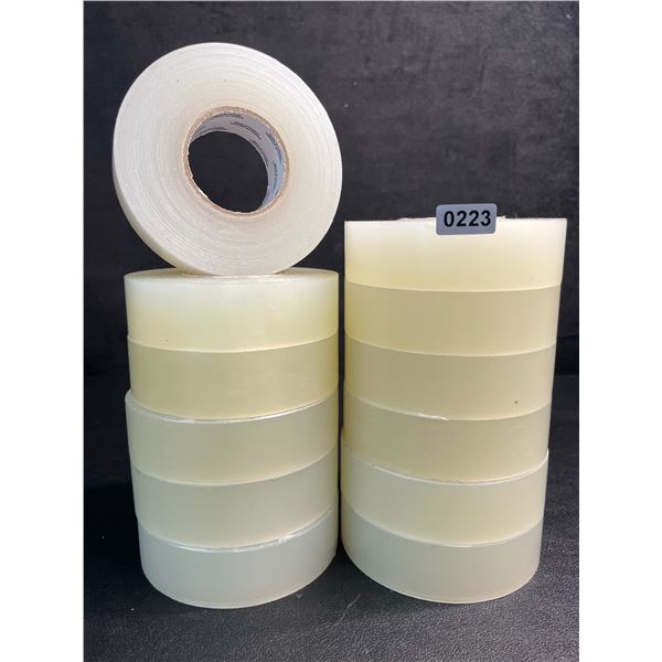 12 Rolls of Clear Shin Hockey Tape - 24mm x 30m - New