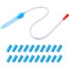 Image 1 : Lot of 3 Baby Nasal Aspirator Kits - Clears Baby Nasal Congestion - Reusable Design - New