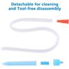 Image 5 : Lot of 3 Baby Nasal Aspirator Kits - Clears Baby Nasal Congestion - Reusable Design - New