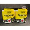 Image 1 : Lot of 2 Con-Cret Concentrated Creatine HCI Powder/Workout Supplement (61.4g) Raspberry Flavor - New