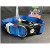 Image 3 : 2 Masbrill LED Light-Up Dog Collars - Rechargeable/Rainproof Super-Bright Design (Size M - Blue)