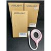 Image 1 : Lot of 3 USB Smart Voice-Activated Lights - Pink - New