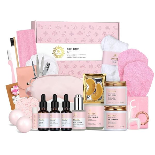 Rosa Acca 30PC Valentine's Spa Gift Set/Skin Care Kit for Women - New Sealed!