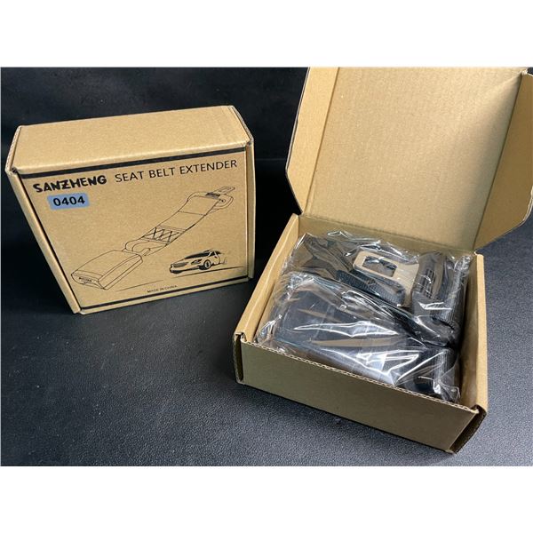 2 Boxes of Seat Belt Extenders for Vehicles (2PCS Each/4 Total) Fits Most Cars - New